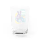 Yumenaoshiのいつも一緒（カラフル） Water Glass :back