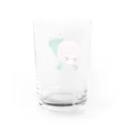 塔鐘 ゆず🌕の三日月 華蓮 Water Glass :back