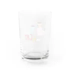 缶詰めmarketの3匹の愛猫達 Water Glass :back