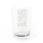 月澄狸の開花中のゴシキドクダミ Water Glass :back