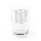 みつまめこshopのストライプ犬 Water Glass :back