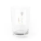 茶居家の【喫茶店】茶居家 サイフォン ペーパーコラージュ Water Glass :back