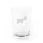 meongmeong（モンモン）のイングリッシュスプリンガースパニエル Water Glass :back