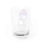 szHzs 'のネコ耳さん/ピンクニット帽 Water Glass :back