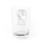 szHzs 'のキツネ目さん／ムラサキヘアバンド Water Glass :back