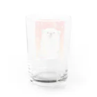 ふうたろう。のカラフルシロクマ Water Glass :back