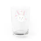 森図鑑の[森図鑑] 三春張子風うさぎ Water Glass :back