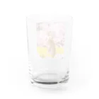 うさぎのうみちゃんねるショップのお花見うさぎ-うさぎのうみ Water Glass :back