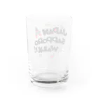 JAPAN SAPPORO WALKのJAPAN SAPPORO WALK ロゴ グッズ Water Glass :back