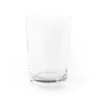 ハピハピたぬきのごはーんちびかず(グリーン) Water Glass :back