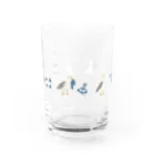 kiki25のカモメたちとマリンライフ Water Glass :back