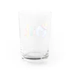 みるくあんてなしょっぷ。のみるくのロゴちゃん Water Glass :back