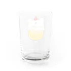 pecori ぺこりのしろくまのクリームソーダ　オレンジ味 Water Glass :back