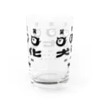 ZUKINDOGSの忍者犬発展推進協会 Water Glass :back