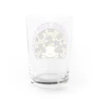 STAR TORTOISEのヒョウモンリクガメ　カラー Water Glass :back