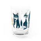 喫茶こぐまやの6匹の猫 Water Glass :back