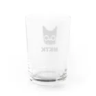 NKTK♡ＳＨＯＰの猫月（ドクロ） Water Glass :back