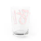 LalaHangeulの짱!!(最高‼︎) 韓国語デザイン　横長バージョン Water Glass :back