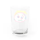 こどもの絵の３さい の じがぞう Water Glass :back