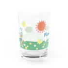 雨音はるじのflower Water Glass :back