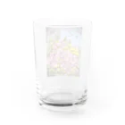 大地原農園@小豆島の河津桜×ミモザ  Water Glass :back