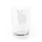 だんごやのRabbit and Maze Water Glass :back