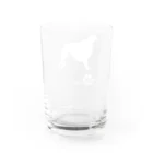 bow and arrow のボルゾイ Water Glass :back