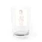 kukuri1957のお店の草子さん・朱の着物 Water Glass :back