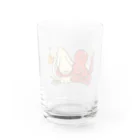 愉快レトロ雑貨屋★39太郎の酔いどれいかちゃんとへべれけたこちゃん夢の中 Water Glass :back