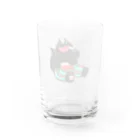 そのへんの黒猫の花よりなんとか Water Glass :back