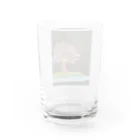 ちくわ村の桜 Water Glass :back