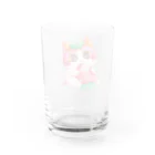 meow popのいちごちゃん Water Glass :back