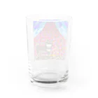 やもり屋商店のステンドグラス風　黒柴 Water Glass :back