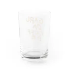 GARUDA COFFEEのGARUDA COFFEEカフェオレロゴシリーズ Water Glass :back