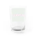 BLINKLE のBLINKLE originalロゴグラス Water Glass :back