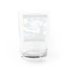 H.K.Goatmanのドット絵星月夜 Water Glass :back