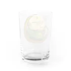 LusterAの月とジャクソンカメレオン Water Glass :back