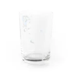 natoronの散る花、さかな Water Glass :back