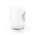 ヨモギカフェのフラワーリース Water Glass :back