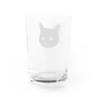 小鳥と映画館の青い瞳の黒猫 Water Glass :back