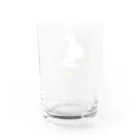 ［ n / k ］ONLINE_SHOPのおすわりシチョウサ(赤肉) Water Glass :back