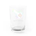 sabinukiosushiの単独で大気圏突入するメンダコ （文字入り） Water Glass :back