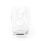 blossomの淡色青紫系女の子 Water Glass :back