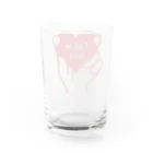 t-shirts-cafeのFall in love Water Glass :back