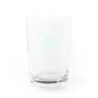 くろ【モノクローム】の翡翠 Water Glass :back