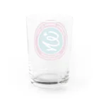 miyakojima_baseのグローバルドローンフライト協会ロゴ Water Glass :back