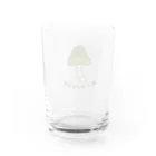 キノコ図館のNo.1 アイシメジ Water Glass :back