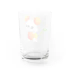 satoayaのアニマルカフェのフルーツアニマル　サクランボネズミ Water Glass :back