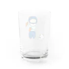 yaseekassy-heppokoの農家とにゃんころ Water Glass :back