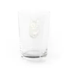 桃くるみSHOPのしっぽマフラーにゃん Water Glass :back